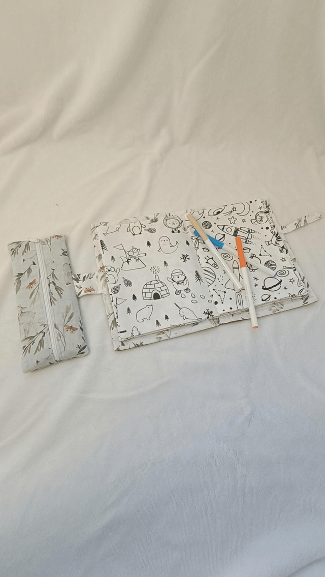 Cahier de coloriage lavable "Moutons" 