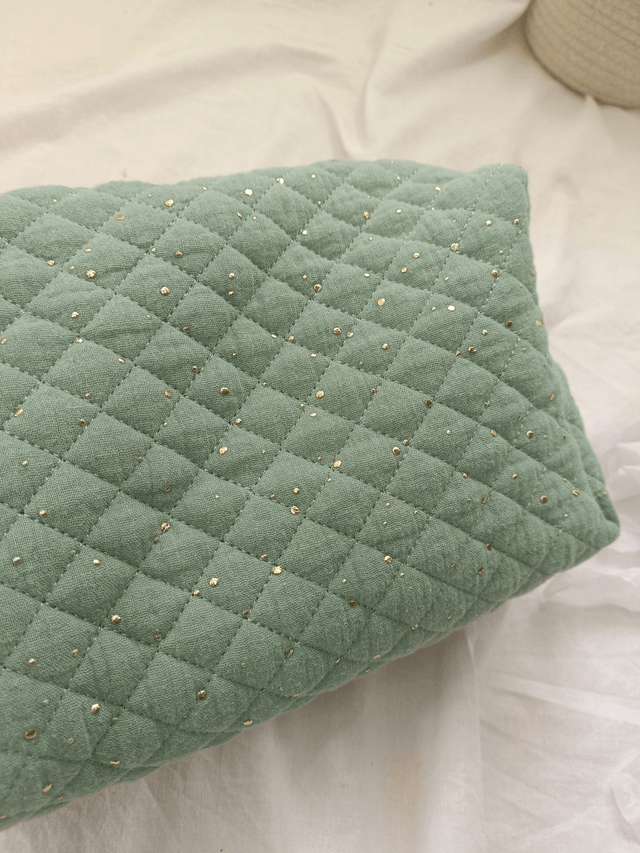 Trousse de toilette vert sauge