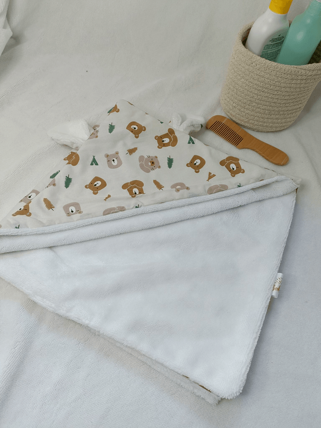 Cape de bain Oursons